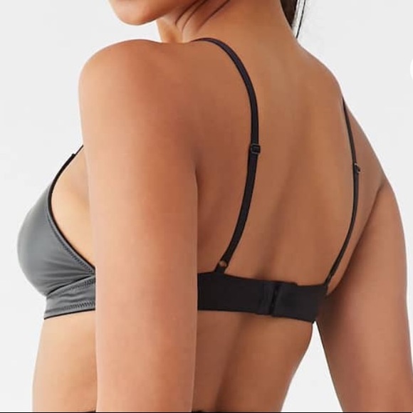 Forever 21 NWT Faux Leather Triangle Bralette - Picture 6 of 7